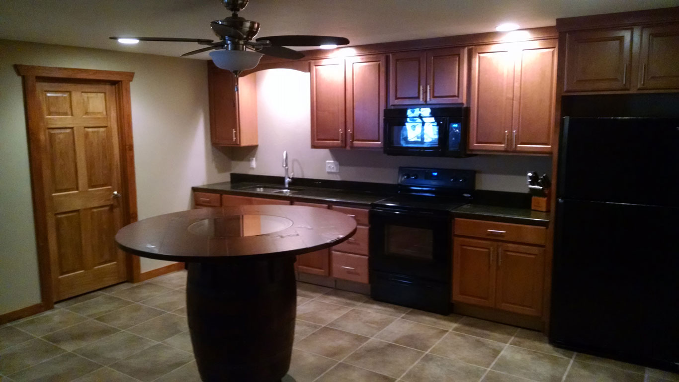 Remodeled kitchen